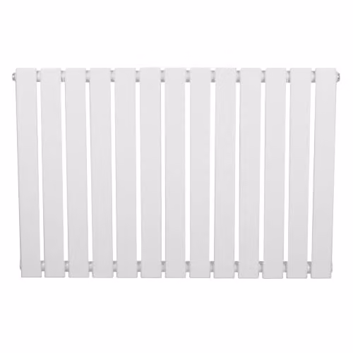 Monster Shop Modern Designer Single Column Radiator in Gloss White, H 91.0 cm x W 60.0 cm – 1