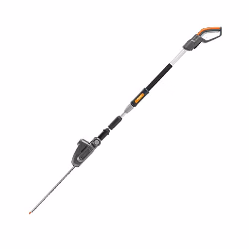 Flymo UltraCut Reach 420 18V Cordless Reciprocating Hedge Trimmer in Orange and Grey – 1