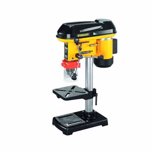 Stanley 13mm Benchtop Drill Press with 400W Motor in Yellow – 1