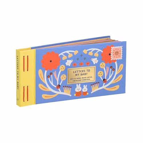 Inspired Letters to My Baby Journal by Chronicle Books in Blue – 1