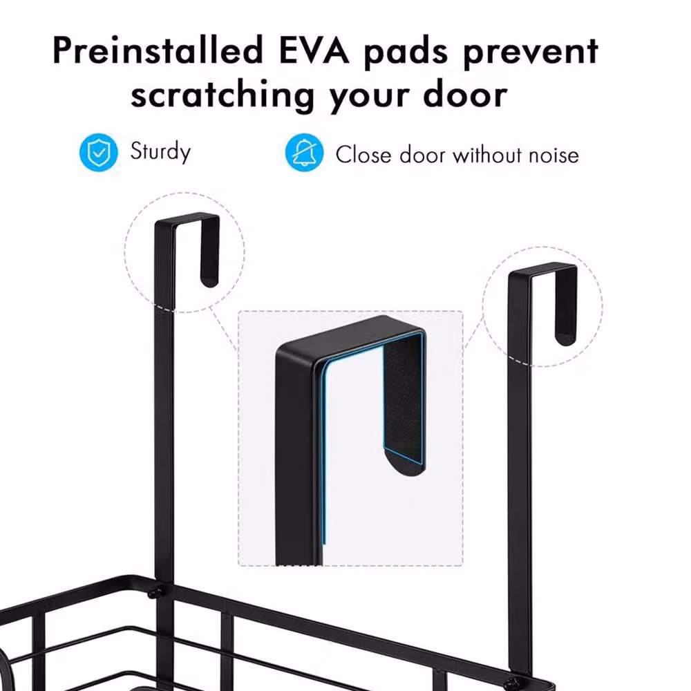 Xample Wall Mounted Ironing Board and Iron Hanger in Black – 5