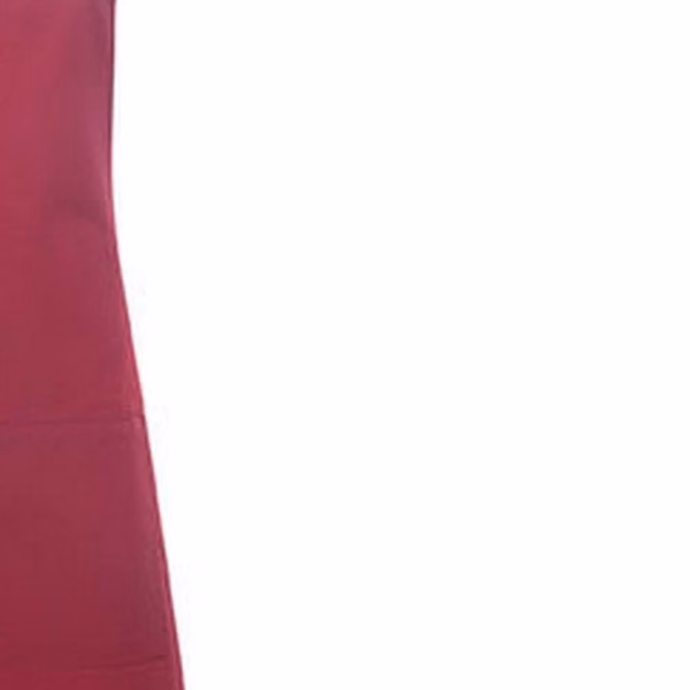 Karlowsky Basic Pocket Buckle Bib Apron in Red Cotton for Adults – 2