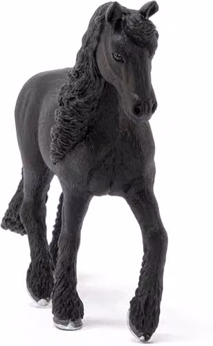 Schleich Horse Club Frisian Mare Toy Figurine in Black and Multicolour – 6