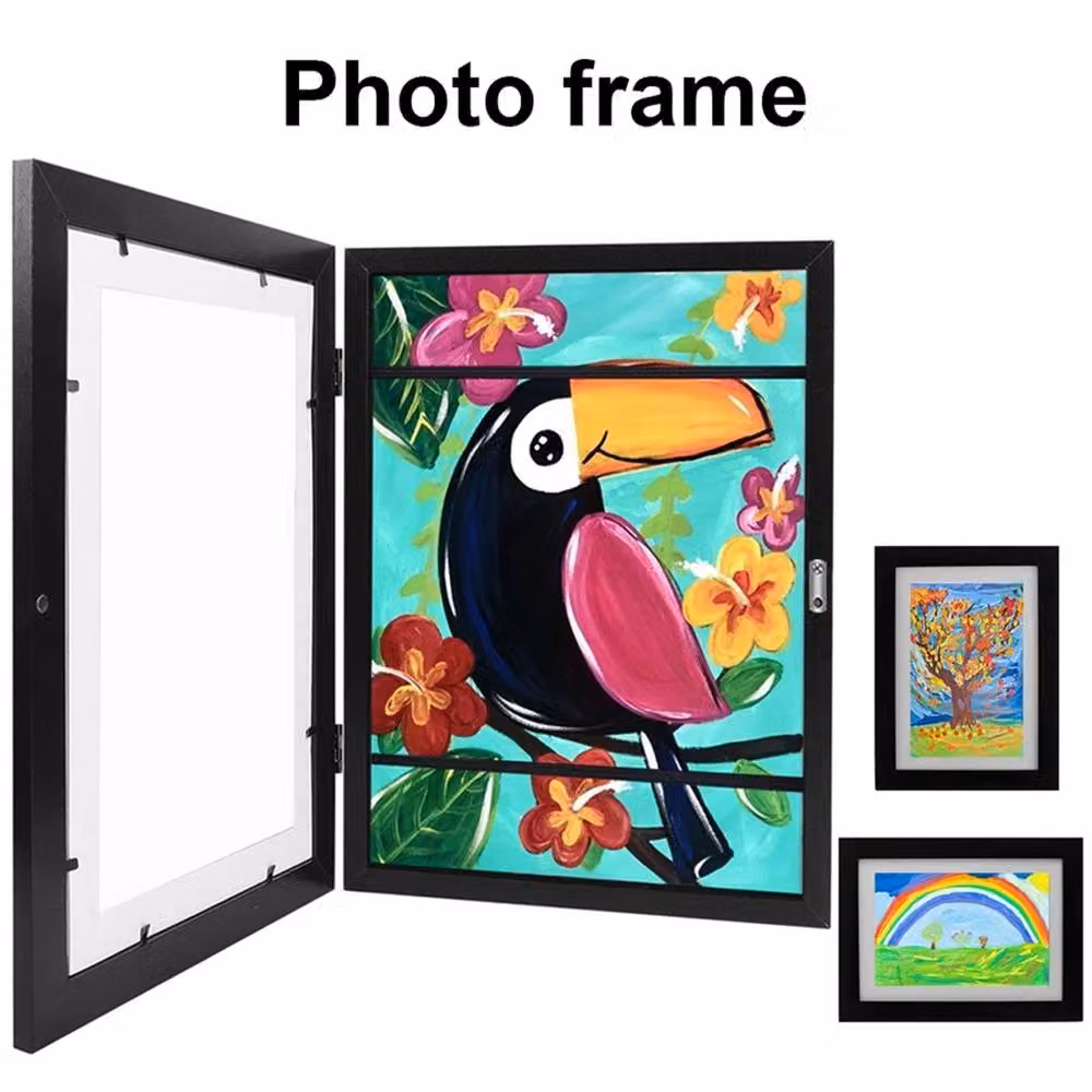 Nordara Black A4 Art Display Frame for Photos and Drawings – 5