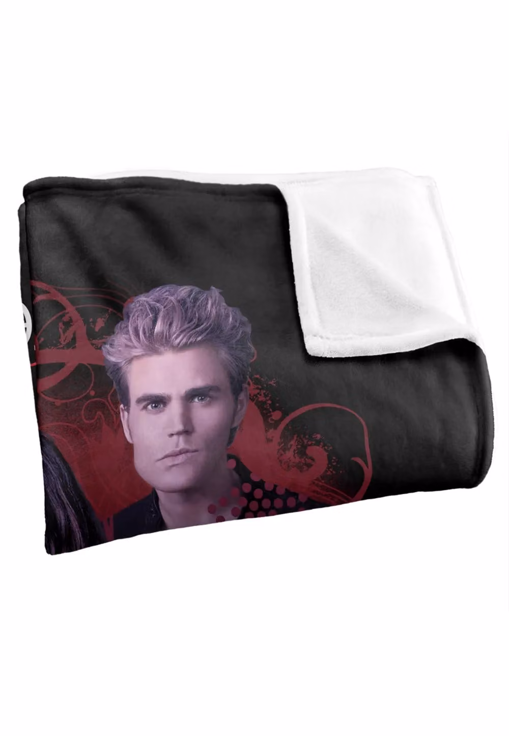 Warner Brothers The Vampire Diaries Company of Three Silky Touch Super Soft Throw Blanket in White – 1