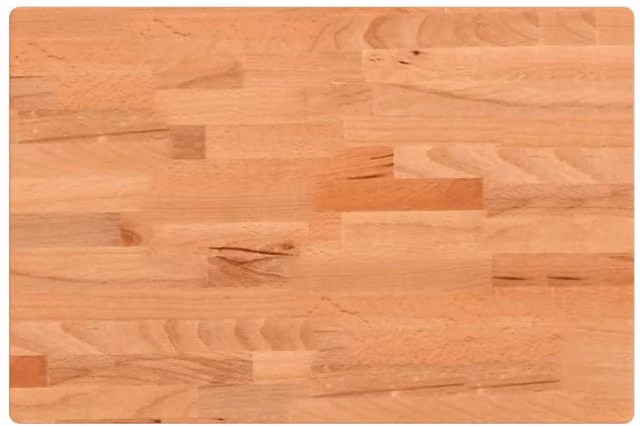 Berkfield Home Rectangular Solid Wood Beech Table Top, Light Brown, W: 80 cm, D: 40 cm, H: 4 cm