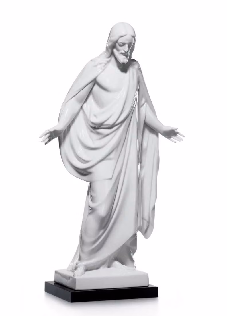 Lladró Christ Porcelain Sculpture in White