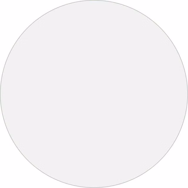 Berkfield Home Matt PVC Table Protector, Clear, Diameter: 70 cm, Thickness: 2 mm