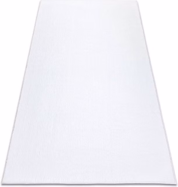 RugsX Lindo Rectangular Rug in White, Machine Woven and Washable, W: 100 cm, D: 60 cm