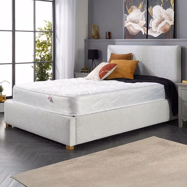 Aspire Hybrid Memory Foam Rolled Mattress, White, W/D/H: 120 x 200 x 19.5 cm – 1