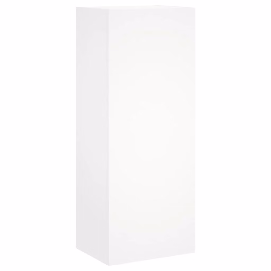 Berkfield Home White TV Wall Cabinet, W/D/H: 40.5 x 30 x 102 cm – 2