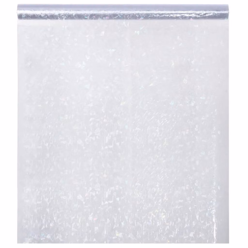 Berkfield Home Frosted 3D Rainbow Pattern Window Film, Black, W: 90 cm, H: 2000 cm