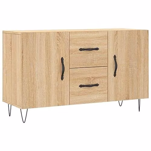 vidaXL Modern Sideboard in Brown, W/D/H: 100 x 36 x 60 cm – 1