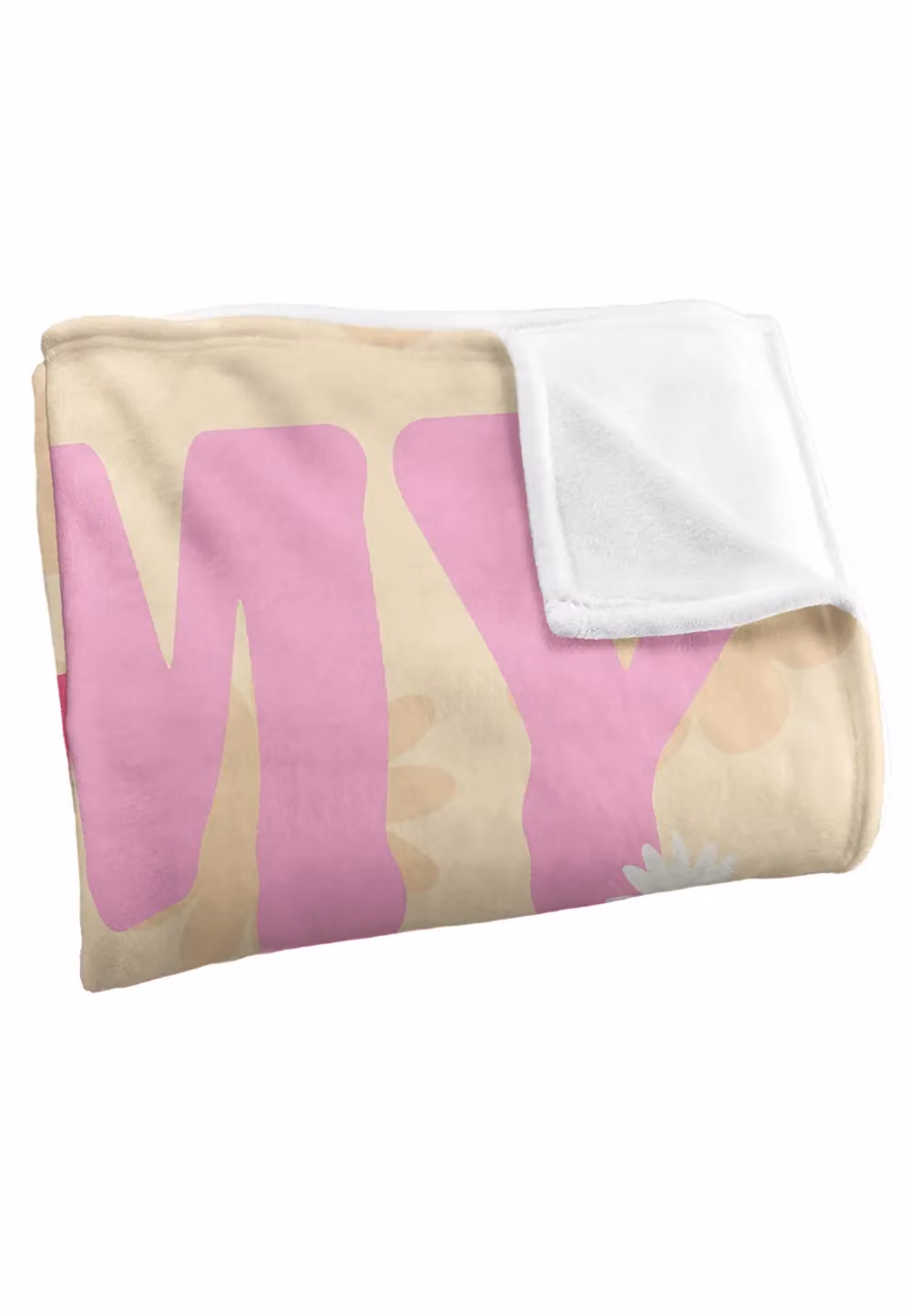 Hasbro Peppa Pig Mummy Pig Pregnant Era Silky Touch Super Soft Fleece Blanket, White and Multicolour, W/D/H: 152.4 x 127 x 127 cm – 2