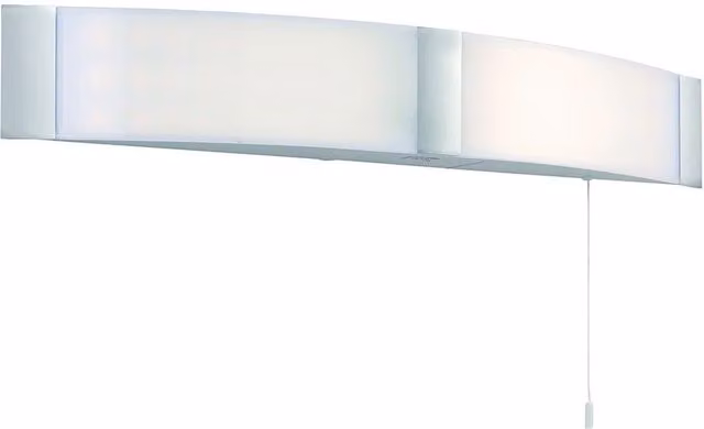 Netlighting Onan LED Bathroom Wall Shaver, 6W, Chrome and Grey, IP44