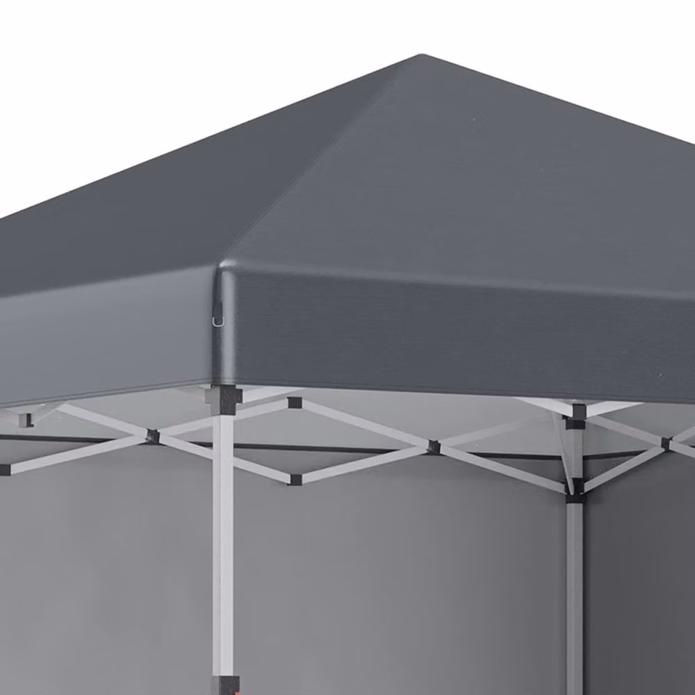 Matteo Pop Up Gazebo with Sidewalls and Wheeled Bag, UPF 50+, Grey, W: 3 x D: 3 m – 7