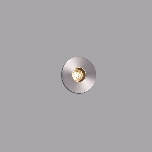 Faro Barcelona Grund 37 Recessed LED Round In-Ground Spotlight in Grey Stainless Steel IP67 – 2