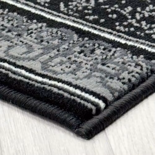runrug Ethnic Tribal Hallway Runner Rug, Black, W: 60 cm, L: 210 cm – 5