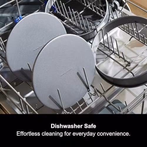 Morphy Richards Non-Stick Carbon Steel Loose Base Round Cake Tin Set in Grey – 5