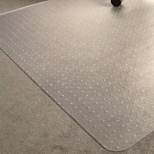 Floortex Ecotex BioPlus Rectangular Polycarbonate Chair Mat for Low Pile Carpets up to 12mm thick, Transparent, W: 115 cm – 2