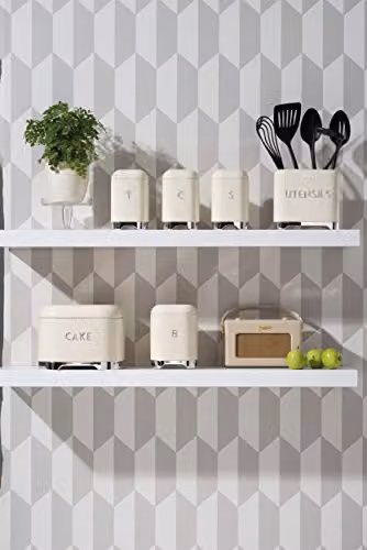 Lovello Freestanding Utensil Holder in Beige and Black – 2