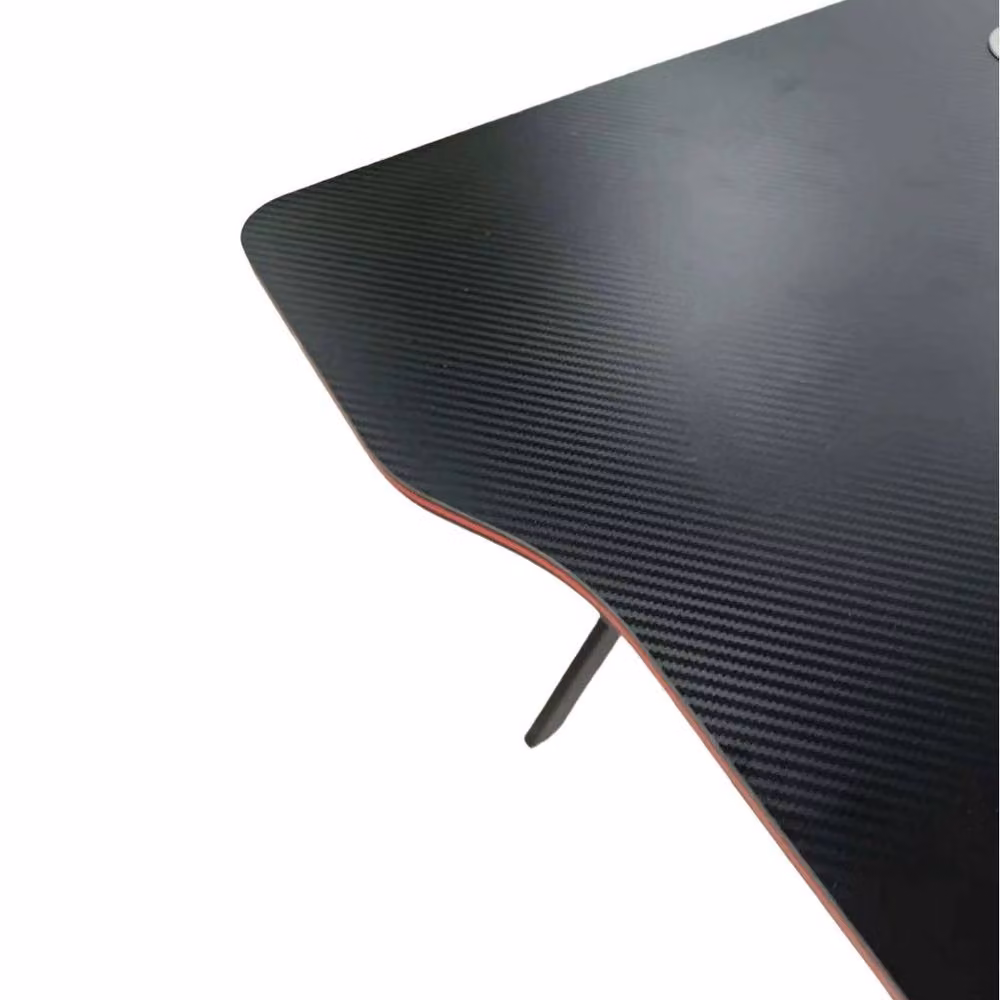 FLAVORA Modern Black Computer Desk and Gaming Workstation – 3