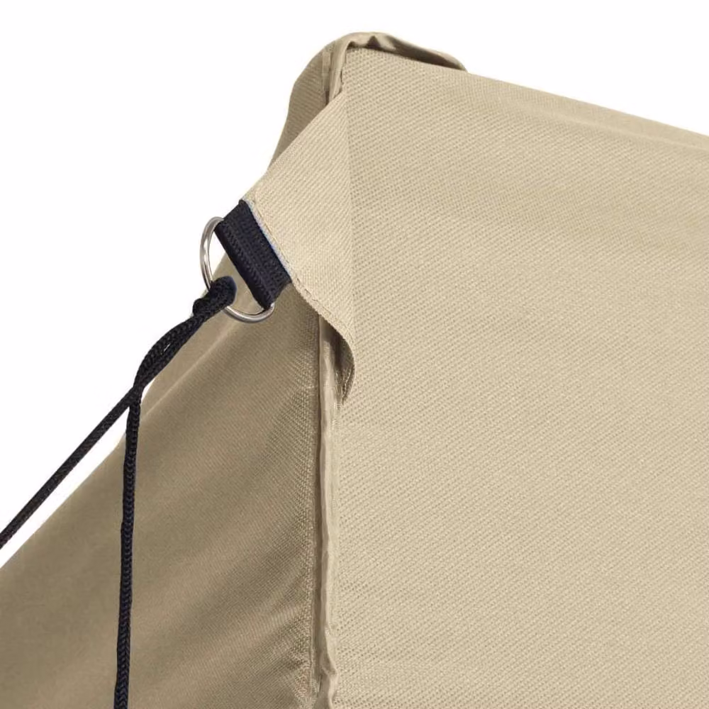 Berkfield Home Foldable Tent with 3 Walls, Beige, W: 4.5 m, D: 3 m – 2