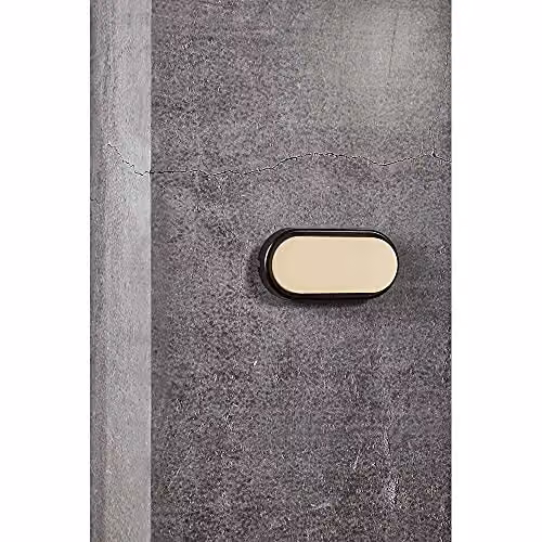 Nordlux Cuba Energy Oval LED Wall and Ceiling Light, Black, IP54 Outdoor Lighting – 2