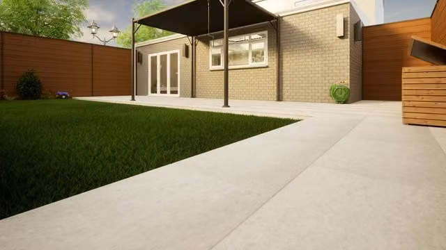 PBSL Group Florence Grey Porcelain Paving, Pack of 2, W: 90 cm, D: 60 cm, H: 2 cm