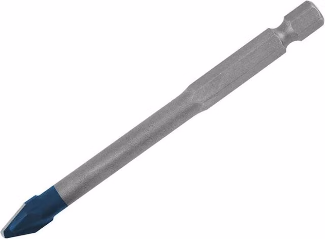 Bosch EXPERT HEX-9 Carbide Tipped Ceramic Tile Drill Bit, Grey, Diameter: 7 mm, Length: 90 mm