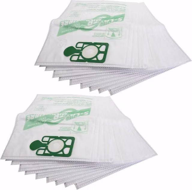 20 Numatic Henry and Hetty Microfibre Vacuum Cleaner Bags in White