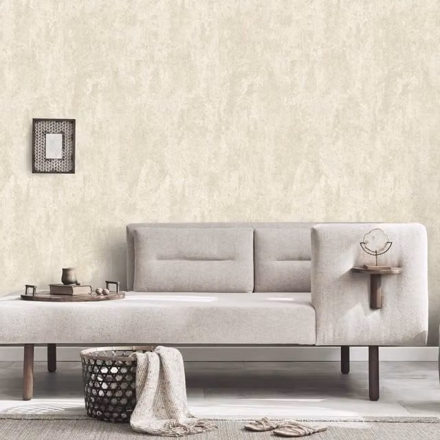 Erismann Industrial Abstract Textured Vinyl Wallpaper in Beige