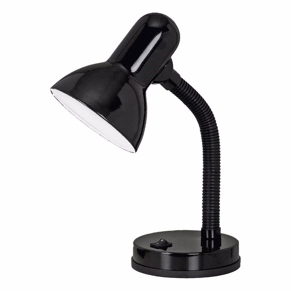 Eglo Basic Adjustable Black Plastic and Metal Table Lamp – 2