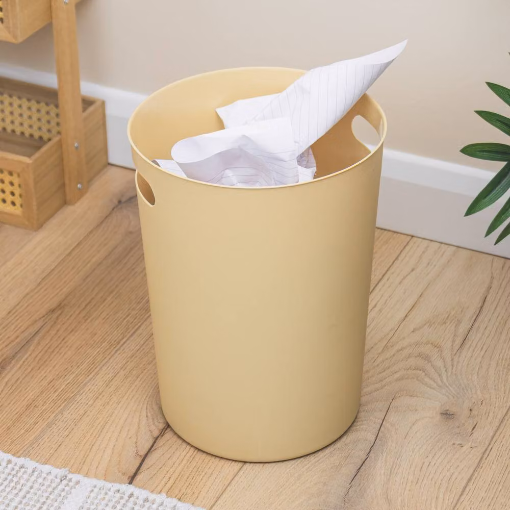 JVL Modu Round Waste Bin, 9.7 l, Yellow – 2
