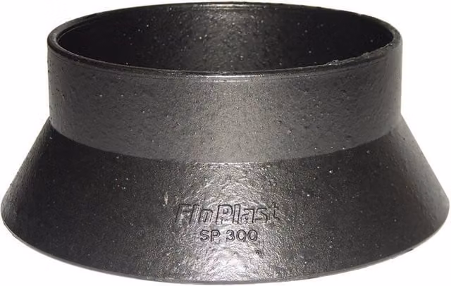 FloPlast Ring Seal Soil Weathering Collar, 110mm, Black