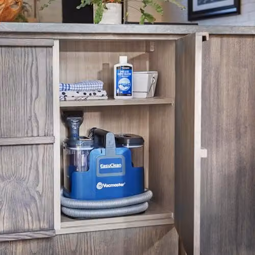 Vacmaster EasyClean Up Compact Carpet Spot Cleaner, Blue, Corded – 5