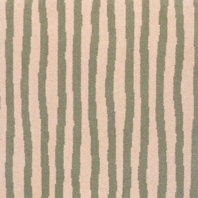 House of Hackney Artist's Stripe Woolmark Carpet in Alabaster (White and Beige)
