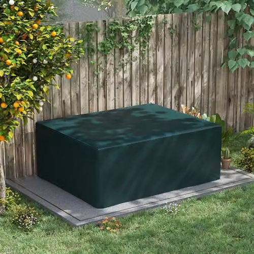 Outsunny Waterproof Large Patio Set Cover, Green, W/D/H: 235 x 190 x 90 cm – 2