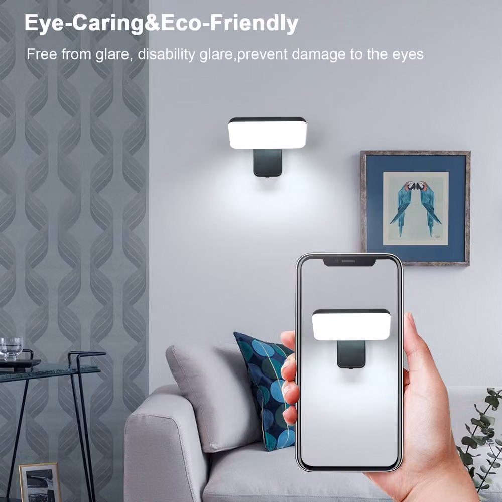 Pheashine Black Adjustable LED Outdoor Wall Light, 16W, 6000K Cool White, Height: 20 cm – 5