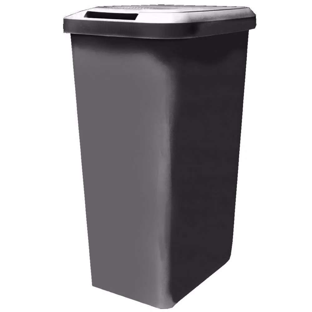 PAWNORA 45L Grey Plastic Kitchen Bin with Flip Lid – 3