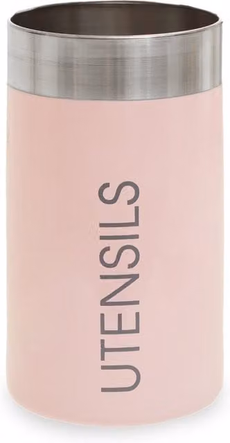 Liberty Pink Freestanding Stainless Steel Utensil Holder