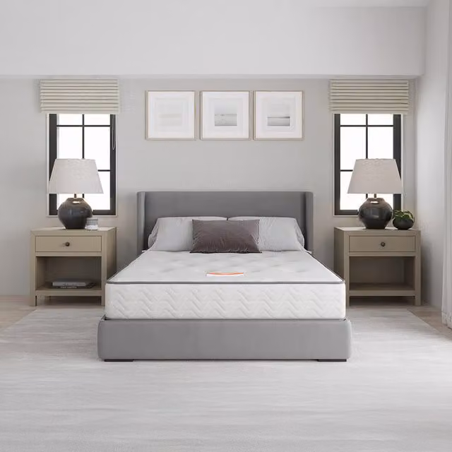 Bodyshape Vitality Tufted Ortho Mattress in White, W: 140 cm x L: 200 cm