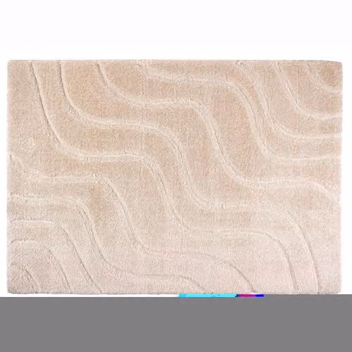 Phoenox Textiles Limited Origins Soft Carved Wave Rug in Beige, W: 120 cm, L: 170 cm – 1