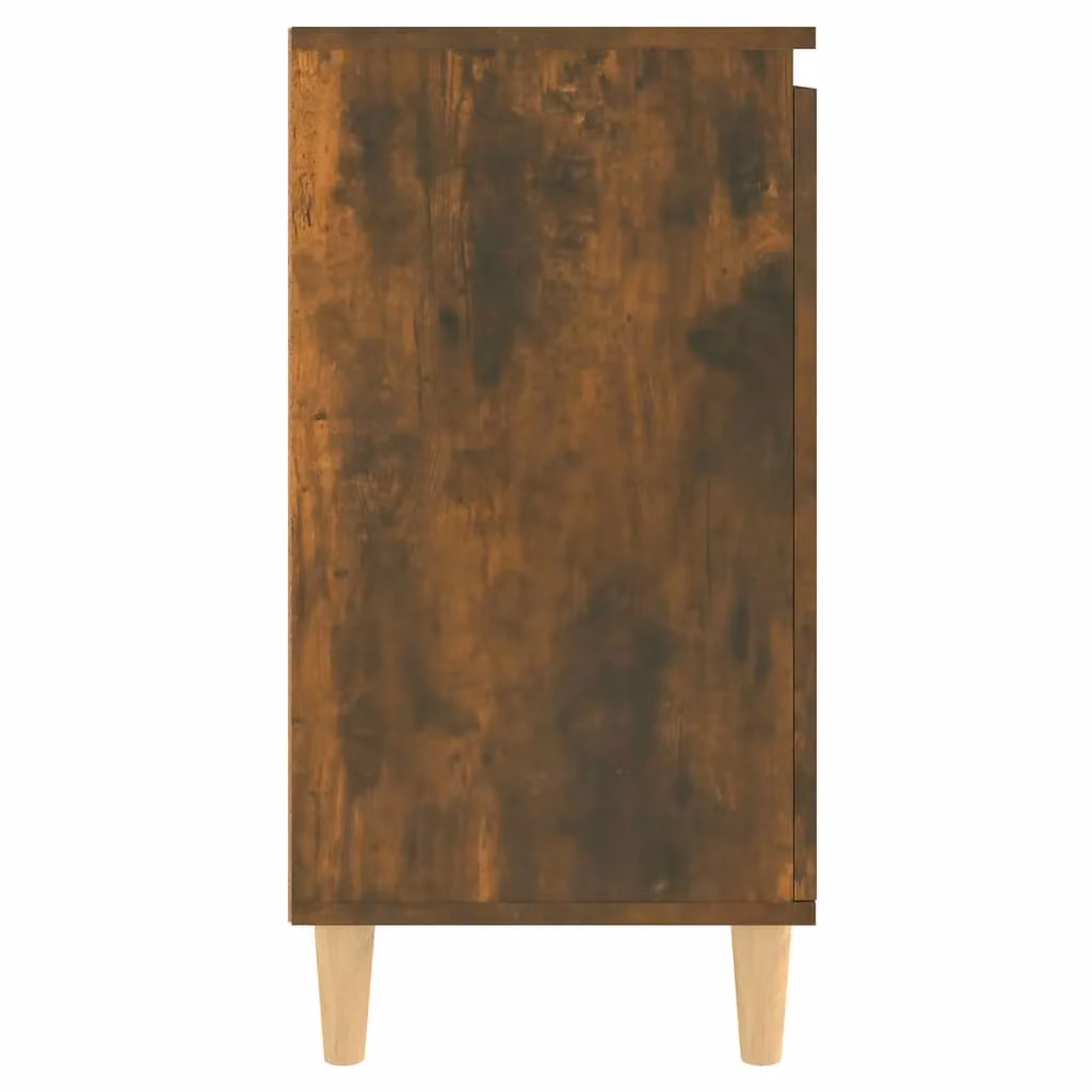Berkfield Home Smoked Oak Sideboard in Brown, W/D/H: 60 x 35 x 70 cm – 3