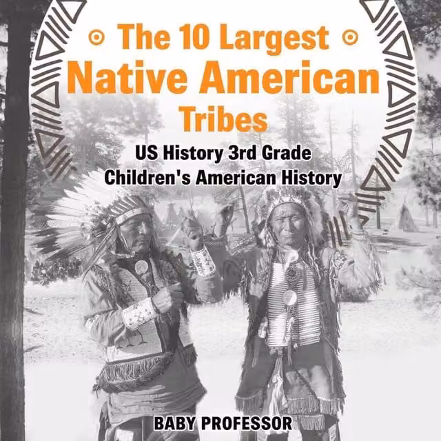 Baby Professor The 10 Largest Native American Tribes US History 3rd Grade Multicolour Paper Book