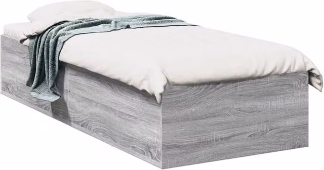 Berkfield Home Grey Sonoma Bed Frame W/D/H: 100 x 200 cm – 1
