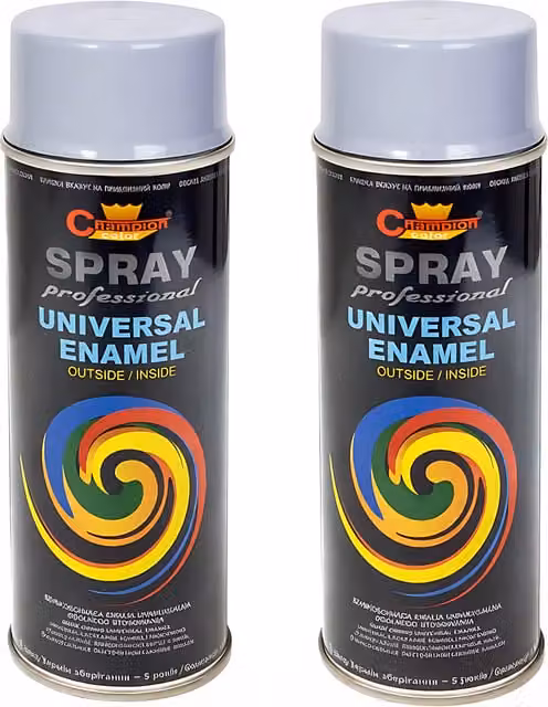 Sola White Aluminium RAL 9006 Universal Gloss Enamel Spray Paint, 2 x 400 mL