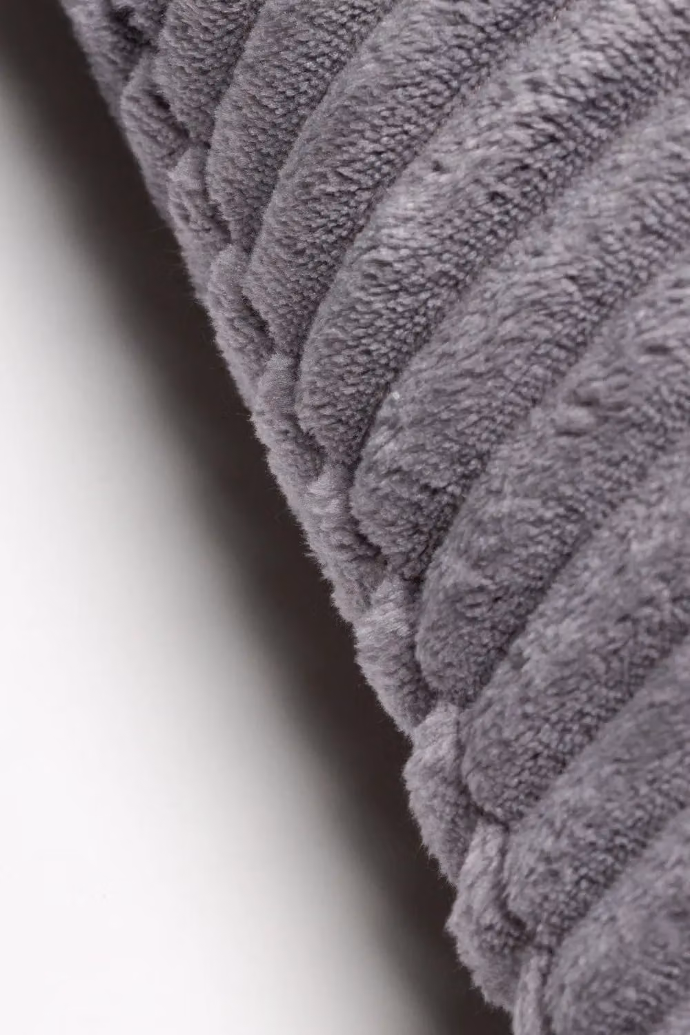 BHS Luxury Grey Velvet Square Cushion, 45 x 45 cm – 4