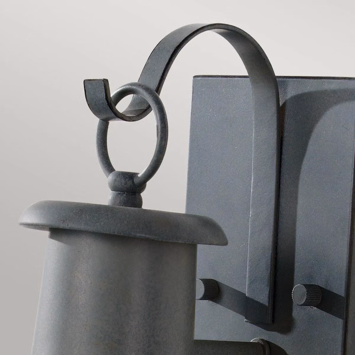 Netlighting Chelsea Harbor Storm Cloud Outdoor Wall Lantern in Grey, IP44, E27 – 2