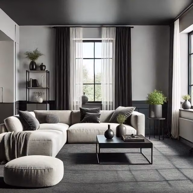 Anglo Flooring Marina Bay Charcoal Broadloom Carpet, Anthracite Grey, Width: 3 m